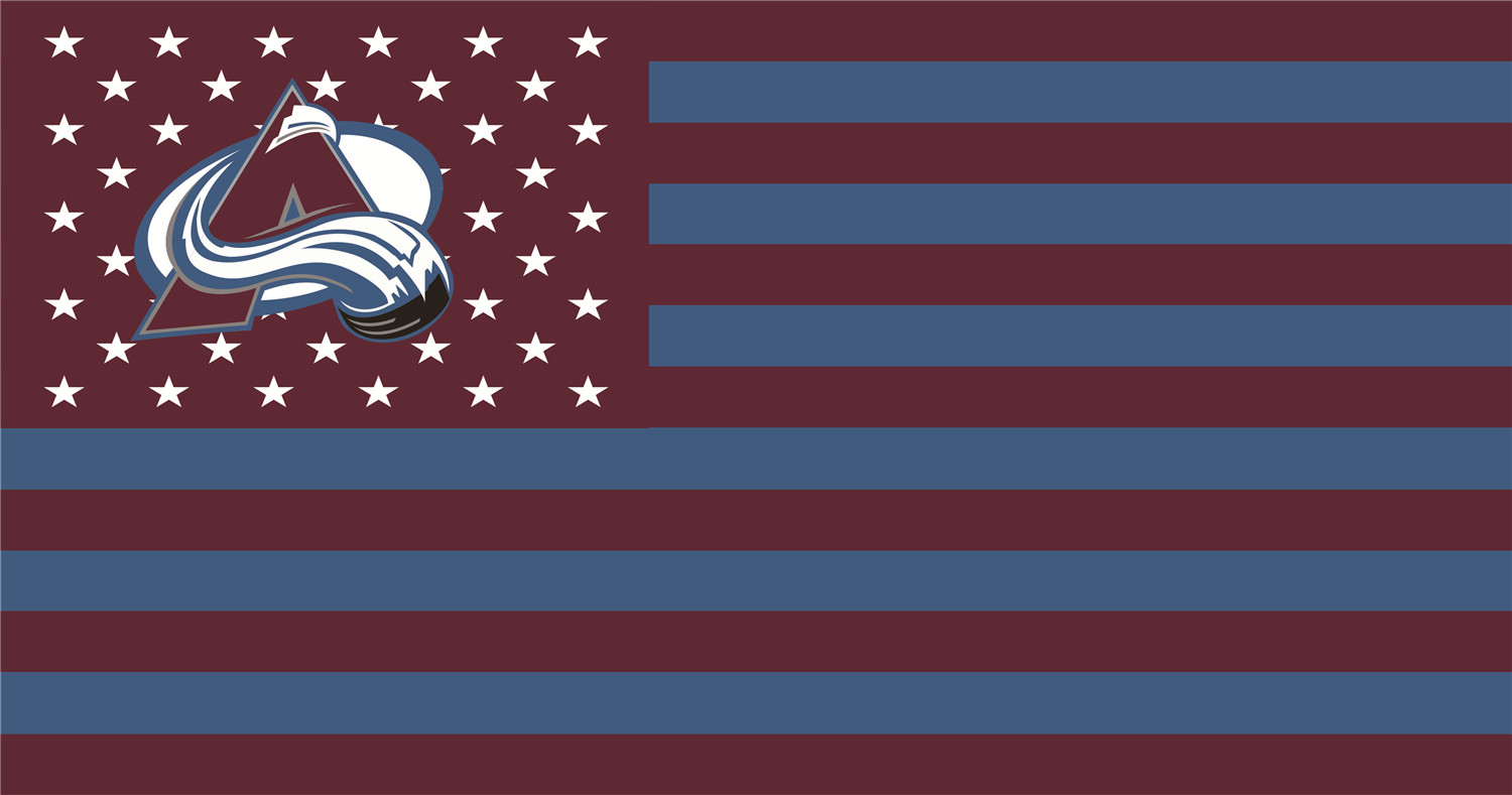 Colorado Avalanche Flags DIY iron on transfer (heat transfer)